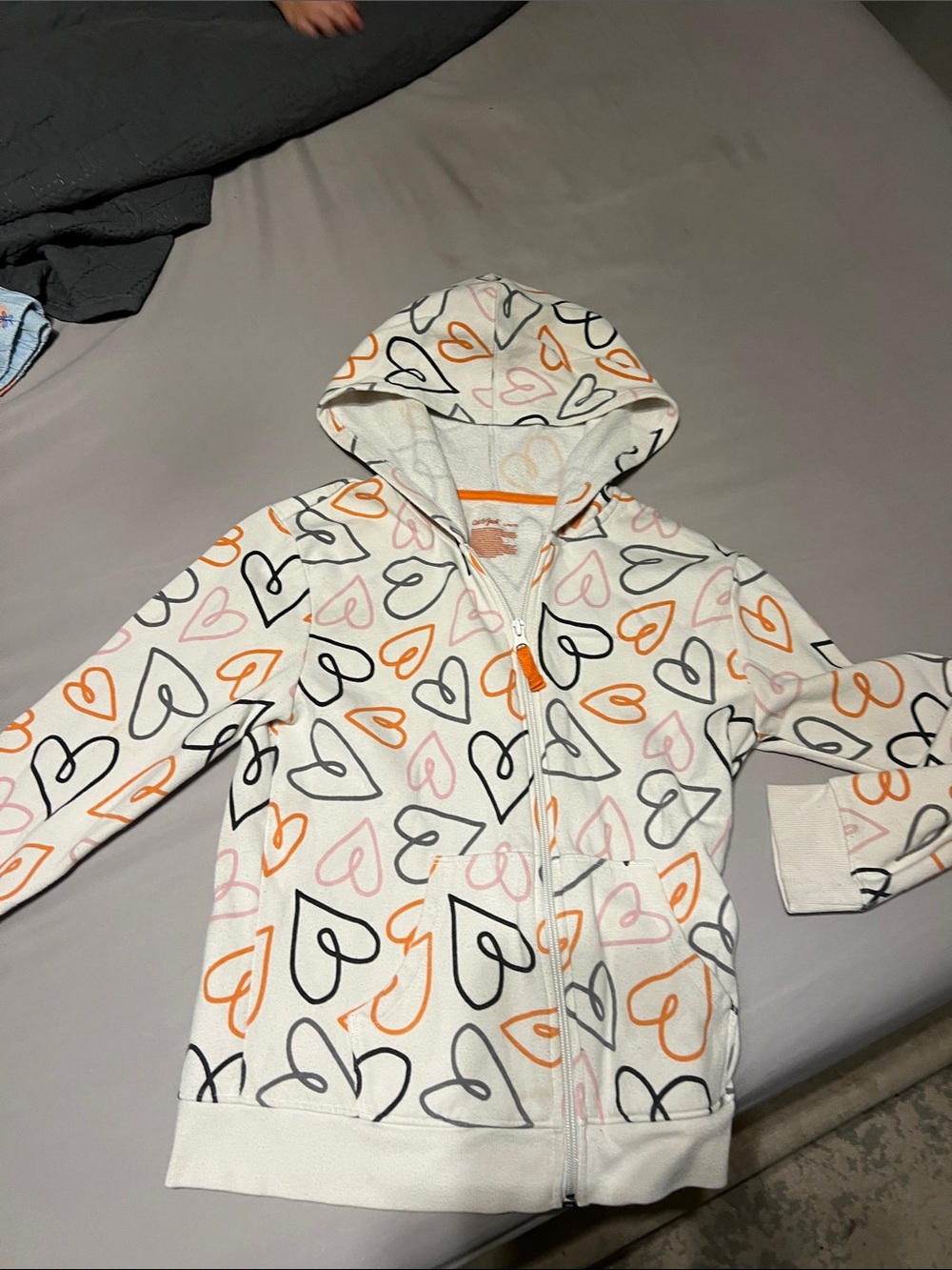 Cat and Jack girls zip up jacket